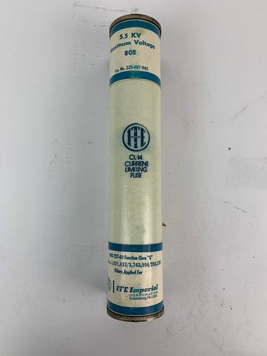 ITE ANSI C37-40 Function Class "G" 225-007-945 80E 5.5KV Fuse1