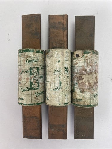BUSSMANN KTN200 LIMITRON FAST-ACTING CLASS RK1 FUSE 200AMP 250VAC (LOT OF 3)2