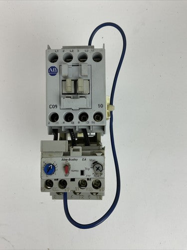 ALLEN BRADLEY STARTER(100-C09Z*10 SER A COIL 24VDC 600VAC 25A+193-EA1CB 0.32-1A)0