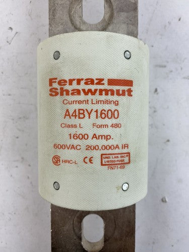 Ferraz Shawmut A4BY1600 1600A 600V Fuse1