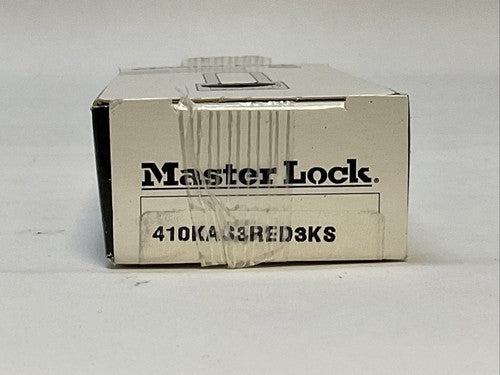 MASTER LOCK 410KAS3RED3KS LOCKOUT PAD LOCK0