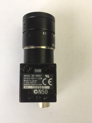 SONY XC-HR57 VIDEO CAMERA WITH LENS 1/2" F=3.5MM/F1.42