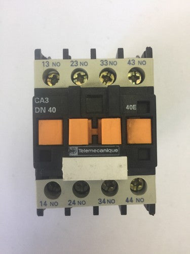 TELEMECANIQUE CA3 DN 40 CONTACTOR 600VAC 10A COIL 24VDC0