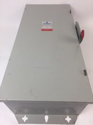 CHALLENGER GD324NFC 200 AMP 240 VAC 3 POLES TYPE 1 NON FUSIBLE GENERAL DUTY0