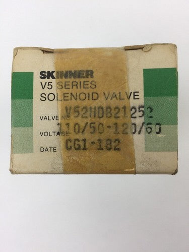 SKINNER V52HDB21252 V5 SERIES SOLENOID VALVE 110V/50HZ 120V/60HZ0
