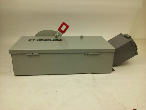 GE TH3362JRS, SAFETY SWITCH, MOD.10, 60A, 600VAC/250VDC, D16419  INTERLOCK RECEP9