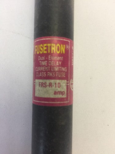 BUSSMAN FRS-R-10 FUSE 10AMPS 600VAC CLASS RK5 DUAL ELEMENT (LOT OF 4) 1
