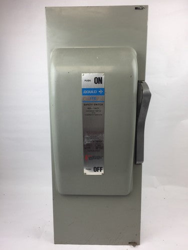 GOULD NF354 VACU-BREAK SWITCH WITH CLAMPMATIC CONTACTS 200 AMPS 600 VAC 3 PHASE0