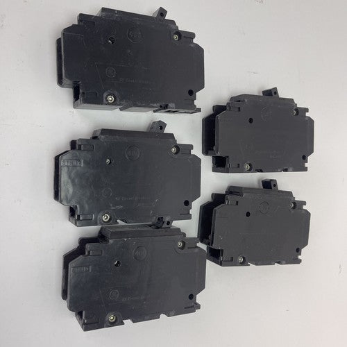 GE THQC1115 CIRCUIT BREAKER 1POLE 15AMP 120/240VAC (LOT OF 5) GENERAL ELECTRIC4