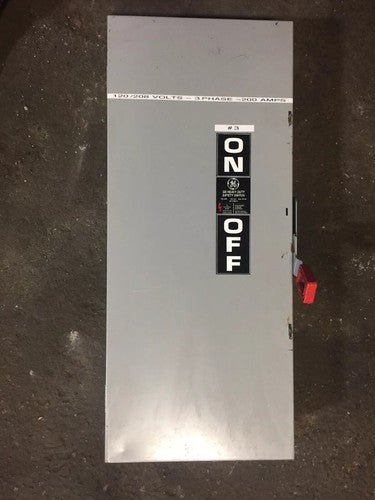 GE TH4324 SAFETY SWITCH 200A 240VAC 250VDC 60HP TYPE 10