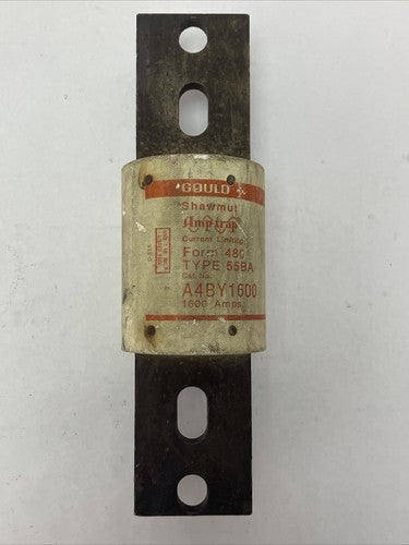 GOULD SHAWMUT A4BY1600 AMP-TRAP FUSE 1600AMP 600VAC FORM 480 TYPE 55BA0