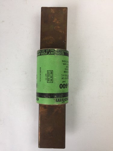 ECONOMY ECONOLIM NCL-600 CURRENT LIMITING FUSE 600A 250VAC CLASS RK17
