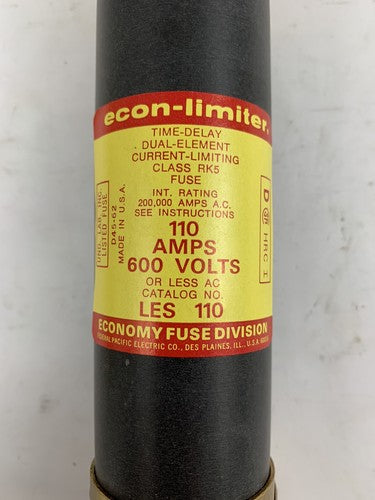 Economy Fuse LES110 110A 600V Fuse2