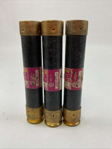 FUSETRON FRS-R-45 DUAL-ELEMENT TIME DELAY CURRENT LIMITING 600VAC 45A (LOT OF 3)2