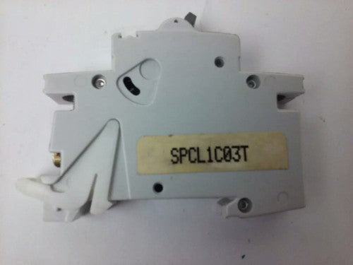 CUTLER HAMMER SPCL1C03T, CIRCUIT BREAKER, 1P,3A, 277V,240/415V, 20KA,NEW SURPLUS2