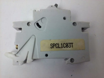CUTLER HAMMER SPCL1C03T, CIRCUIT BREAKER, 1P,3A, 277V,240/415V, 20KA,NEW SURPLUS2
