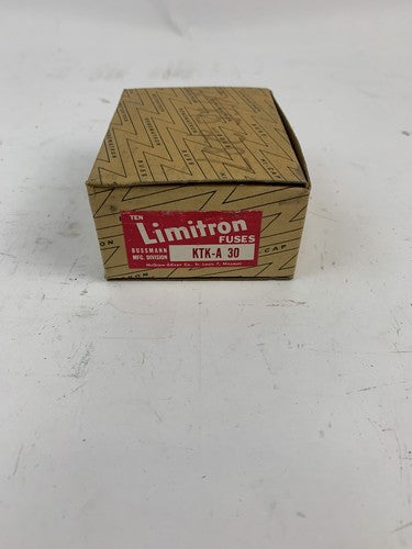 Bussmann Limitron KTK-A30 30A 600V Fuse "Lot of 10"0