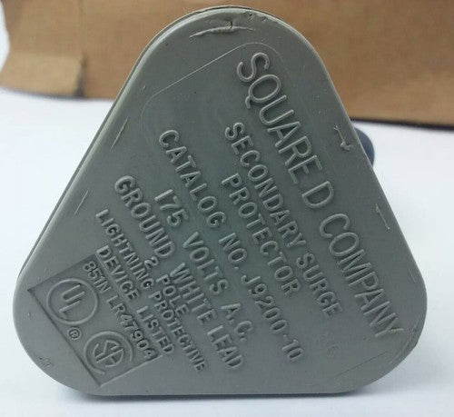 SQUARE D J9200-10 SECONDARY SURGE PROTECTOR, 2 WIRE@ 120V, 3 WIRE@ 120/208/240V2