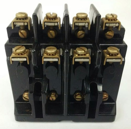 ALLEN BRADLEY Z-31950 CONTACTS, 4P, BUL 700 TYPE BR, MISSING ONE SET OF CONTACTS1