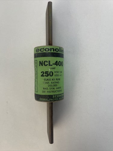 ECONOLIM NCL400 CLASS K1 FUSE 250VAC 400AMP4