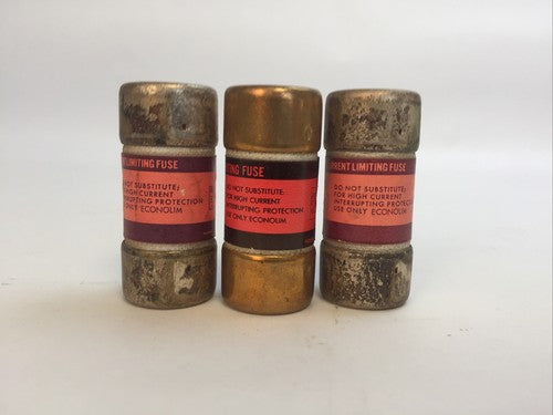 ECONOLIM JCL-60 FUSE 60AMP 600VAC (LOT OF 3)3