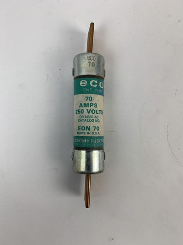 EON70 Economy Fuse Division 70A 250V Fuse "Lot of 6"1