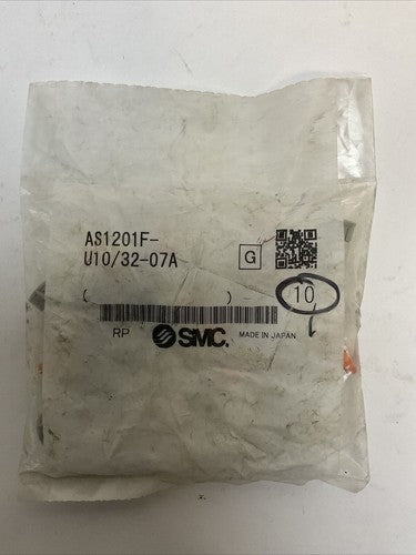 SMC AS1201F-U10/32-07A ELBOW AIR SPEED COTROLLER (BAG OF 10)0