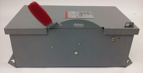 WESTINGHOUSE, HUN362, SAFETY SWITCH, 60A, 600V, 3P, TYPE 1 INDOOR ENCLOSURE, NEW7