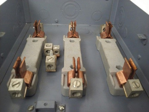 WADSWORTH 3810N FUSIBLE SERVICE DISCONNECT 3PH 4 WIRE 100A 120/240VAC 8