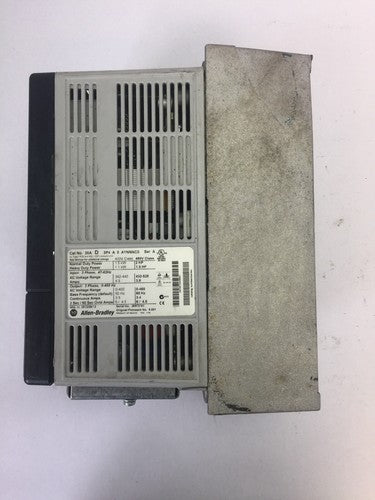 ALLEN BRADLEY POWER FLEX 70 20AD3P4A0AYNNNC0 AC DRIVE INPUT 432-528VAC OUTPUT 2
