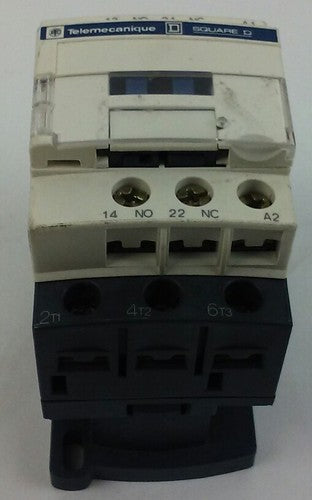  TELEMECANIQUE LC1-D12, 25 AMP, AWG 10-18,120 VOLT, AUX CONTACTS A600- P600 0