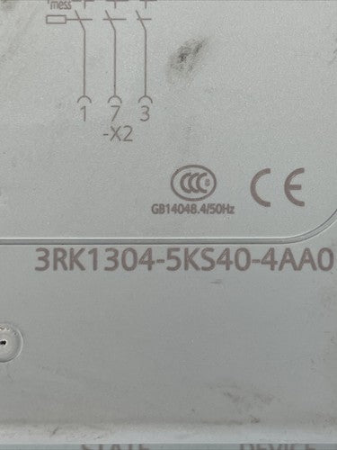 SIEMENS DSe-ST 3RK1304-5KS40-4AA0 MOTOR STARTER 400VAC 0.15-2.0A 3PH1