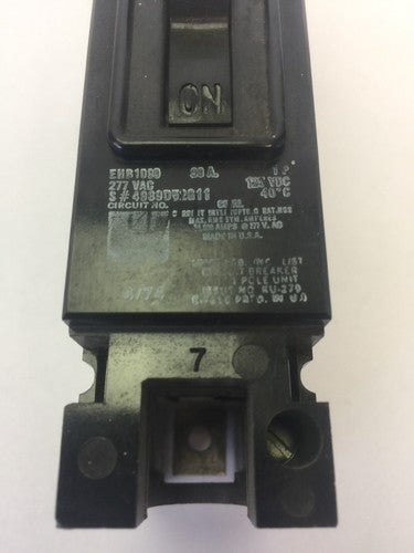 WESTINGHOUSE EHB1090 CIRCUIT BREAKER 90AMP 277VAC 125VDC 1 POLE 1