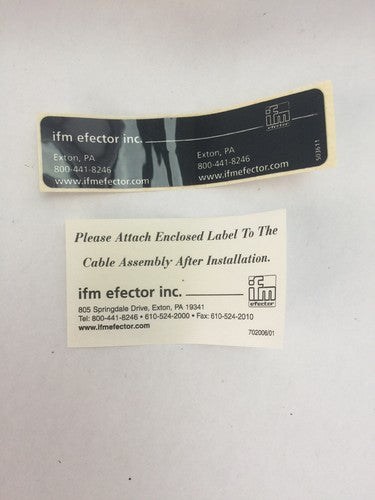 IFM EFECTOR 200 OG5056 0GTLFPKG/V4A/US PHOTO ELECTRIC SENSOR 6