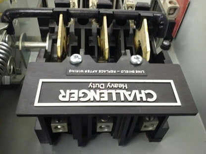 CHALLENGER HDN221SN SAFETY SWITCH, NEMA 1 INDOOR, 30A, 240V, FUSIBLE, NEW6