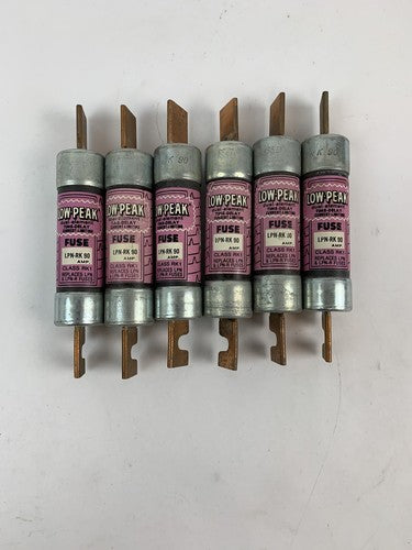 Bussmann Low-Peak Dual-Element Time-Delay LPN-RK90 90A 250V Fuse "Lot of 6"0
