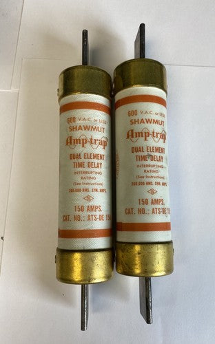 Shawmut Amp-trap ATS-DE-150 150A 600V Fuse "Lot of 2"0