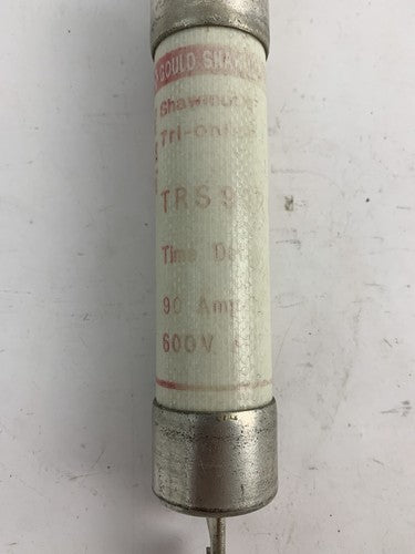 Gould Shawmut Tri-Onic TRS90R 90A 600V Fuse "Lot of 3"2