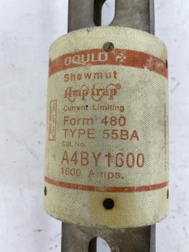 Gould Shawmut Amp-trap A4BY1600-55BA 1600A 600V Fuse1