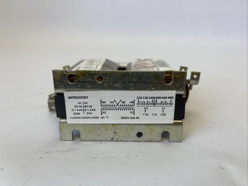 SQUARE D 9070GO2D1 INDUSTRIAL CONTROL TRANSFORMER PRIM. VAC 220/440 230/460 240/4