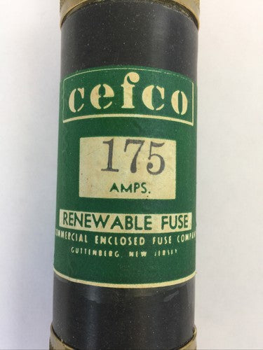 CEFCO RENEWABLE FUSE 175AMP 250V1