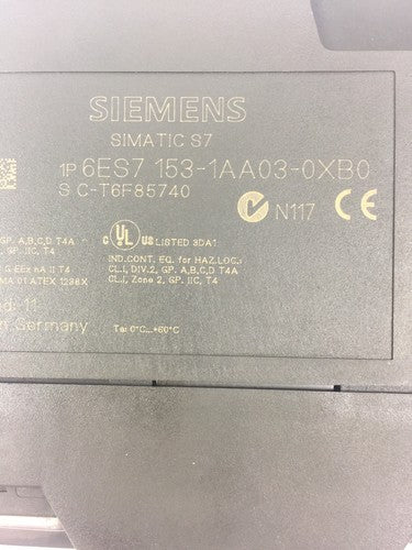 SIEMENS 6ES7 153-1AA03-0XB0 INTERFACE MODULE 1
