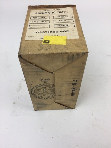 CUTLER HAMMER 10337H192-66E PNEUMATIC TIMER COIL 120V 60HZ TYPE PN1