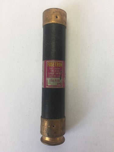 FUSETRON FRS-R-35 FUSE 600VAC 35AMP DUAL ELEMENT TIME DELAY CLASS RK5 (LOT OF 6)0