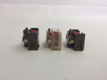 ITE H32XNC CONTACT BLOCK 10A 600VAC (LOT OF 3)3