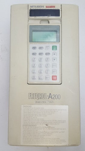 MITSUBISHI FR-A240-3.7K-UL Inverter Drive, MITSUBISHI FREQROL A200 INVERTER 0