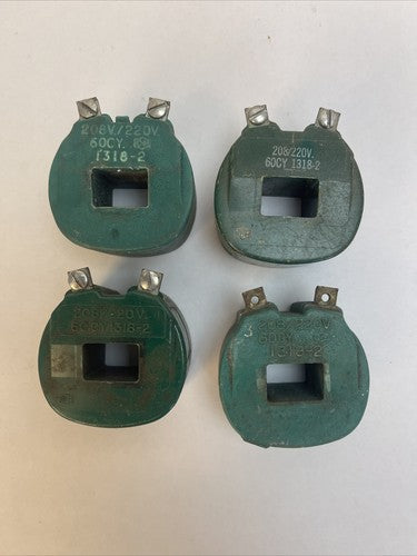 CUTLER HAMMER 1318-2 COIL 208/220V 60CY (LOT OF 4)0