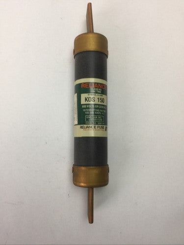 RELIANCE KOS150 CLASS K5 ONE TIME FUSE 150AMP 600VAC4