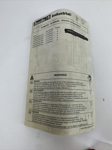 DESOUTTER SLBN050-L1000-S4Q 6151659290 ELECTRIC SCREWDRIVER 40VDC 1000RPM13