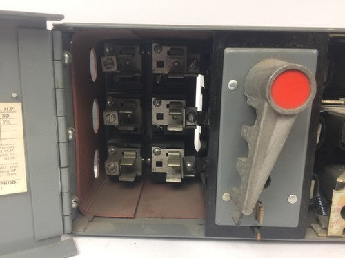 ZINSCO QSFT333B FUSIBLE TWIN PANELBOARD SWITCH 240VAC 30A 3 POLE7